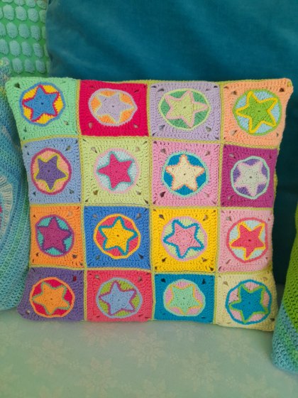 Coussin étoiles