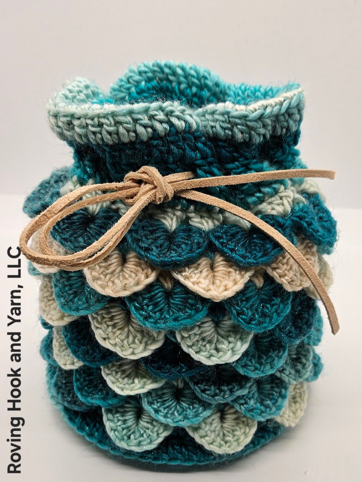 Crochet Dragon Scale Dice Bag 🧶🎲