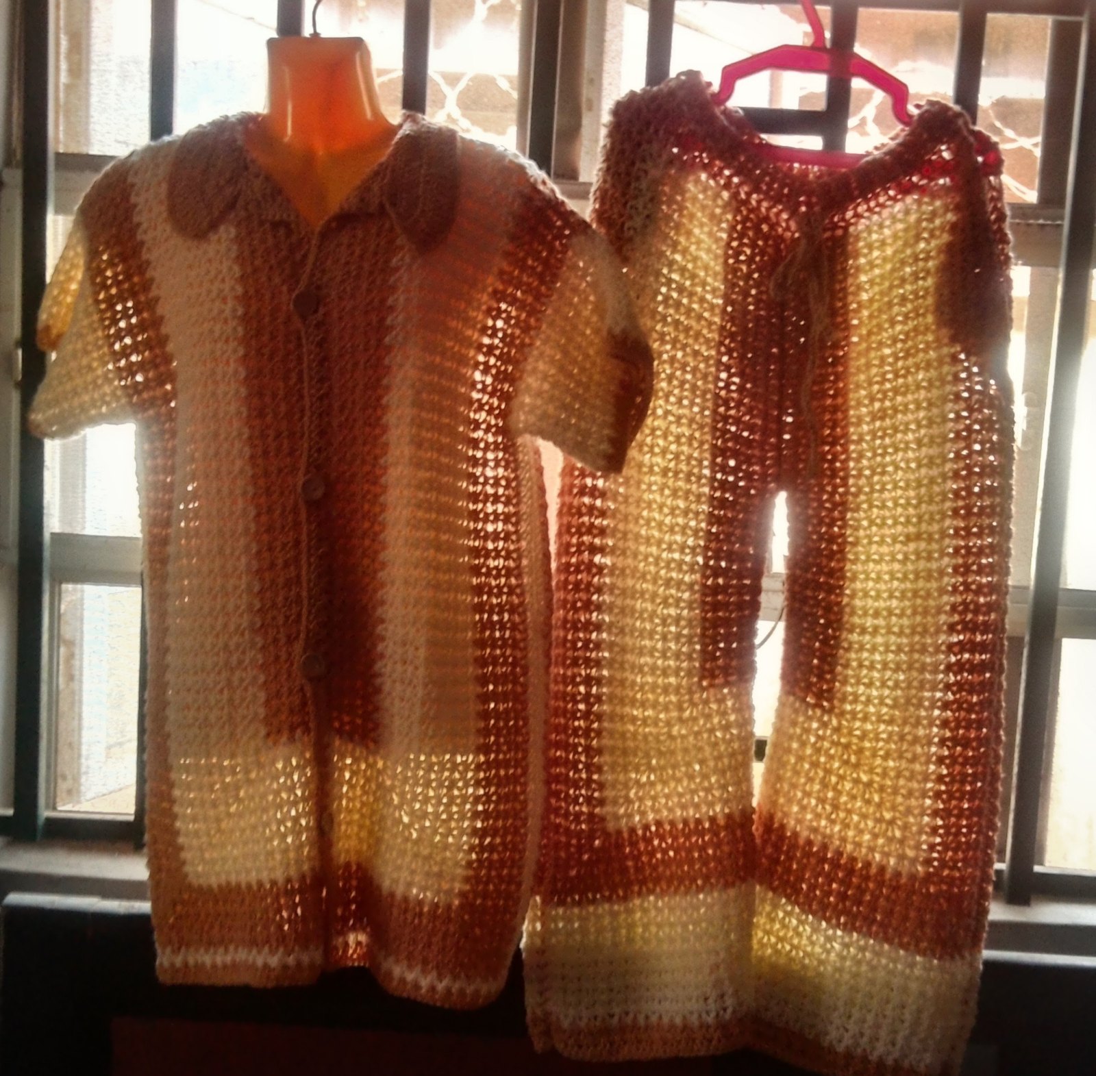Male rectangular crochet set